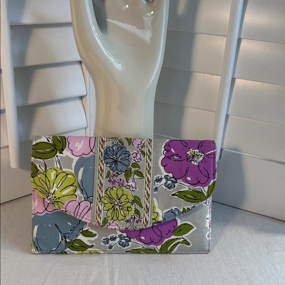 Vera Bradley Travel Envelope Wallet in "Watercolor" pattern